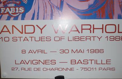 Andy WARHOL -  Statue de la liberté, 1986 - Impression offset 2