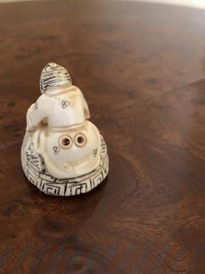 Netsuke tortue signé en ivoire 2