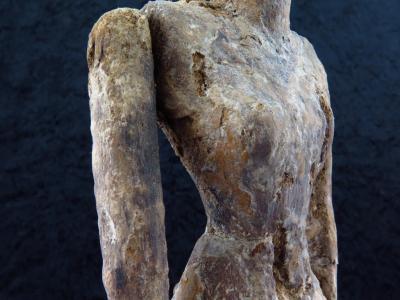 Ancient Egyptian calcite scarab amulet 2