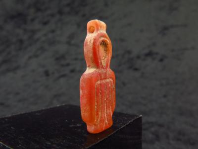 Egypte Antique - Nœud Tyet en cornaline / amulette Gurde d’Isis 2