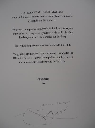 Joan MIRO : Le Marteau sans Maître XX, 1976 - Gravure originale 2