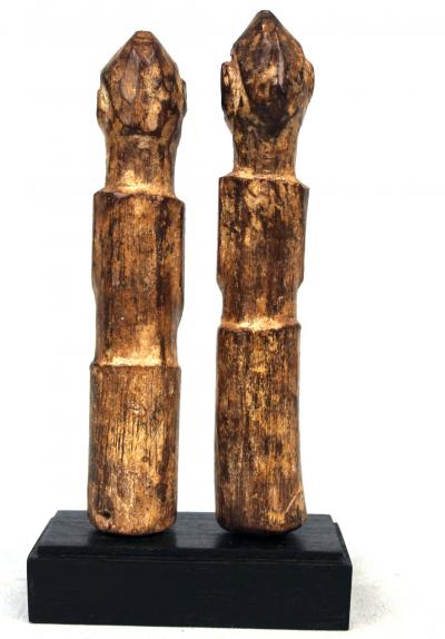 Authentique Couple de Statuettes 