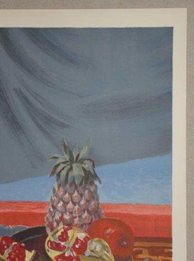 Roger CHAPELAIN-MIDY - Nature Morte aux Ananas et Grenades, 1961 - Lithographie signée et numérotée 2