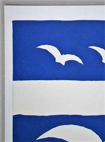 GEORGES BRAQUE ( d’après ) - Les oiseaux - 1955 2