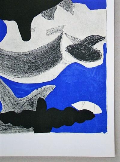 Georges BRAQUE - Oiseaux dans le ciel, 1955 - Lithographie originale 2