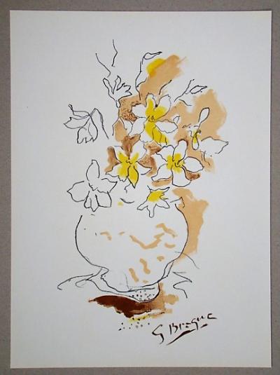 Georges BRAQUE - Le Bouquet, 1955 - Lithographie originale 2