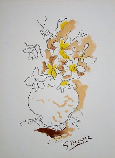 Georges BRAQUE - Le Bouquet, 1955 - Lithographie originale 2
