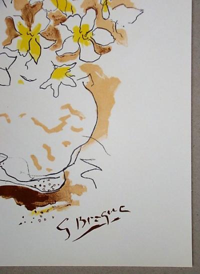 Georges BRAQUE - Le Bouquet, 1955 - Lithographie originale 2