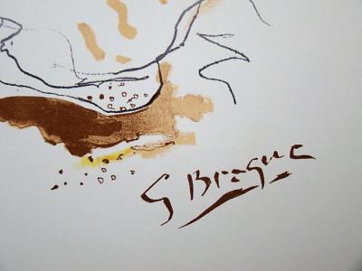 Georges BRAQUE - Le Bouquet, 1955 - Lithographie originale 2