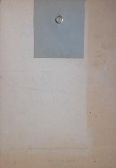 Jacques CASTEX, Peau de peinture marron, 2000, Huile sur papier signée 2
