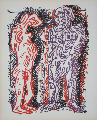 André MASSON - Oaristys, 1972 - Lithographie originale 2