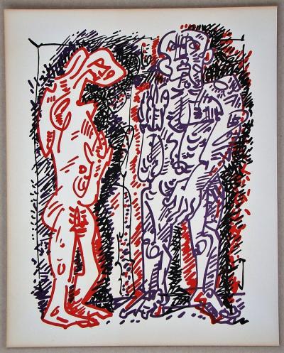 André MASSON - Oaristys, 1972 - Lithographie originale 2