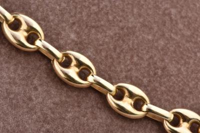 Collier en Or 18 ct (750/1000). Maille Grain de café, fermoir mousqueton 2