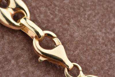 Collier en Or 18 ct (750/1000). Maille Grain de café, fermoir mousqueton 2