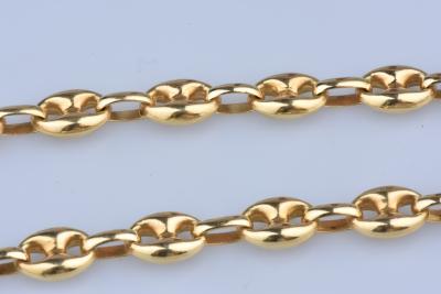 Collier en Or 18 ct (750/1000). Maille Grain de café, fermoir mousqueton 2
