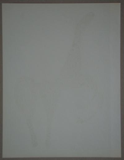 MARINO MARINI - Cheval sur fond bleu, 1953, Lithographie originale 2