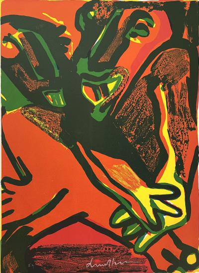 Bengt LINDSTROM - Sans Titre - Signed Lithograph 2