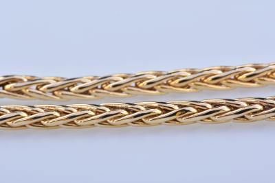 Collier en Or 18 ct (750/1000). Maille Palmier, fermoir mousqueton 2