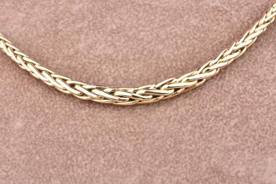 Collier en Or 18 ct (750/1000). Maille Palmier, fermoir mousqueton 2