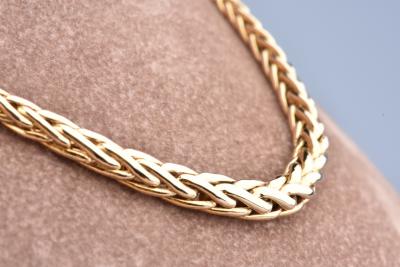 Collier en Or 18 ct (750/1000). Maille Palmier, fermoir mousqueton 2