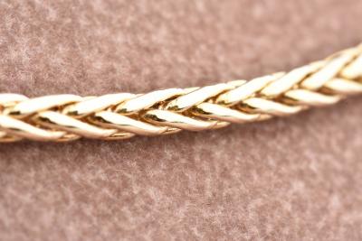Collier en Or 18 ct (750/1000). Maille Palmier, fermoir mousqueton 2