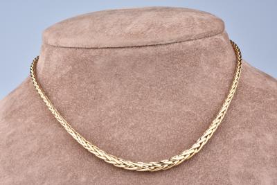 Collier en Or 18 ct (750/1000). Maille Palmier, fermoir mousqueton 2