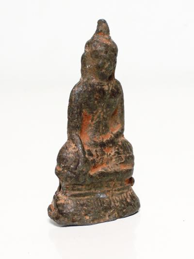 Bouddha votif en plomb, style Shan, Birmanie 2