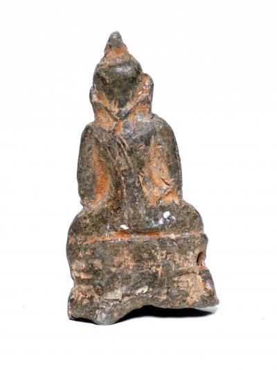 Bouddha votif en plomb, style Shan, Birmanie 2