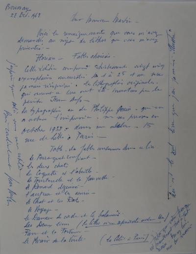 Jean DUFY : Le perroquet confiant - Deux Lithographies originales - Signée, 1938 2