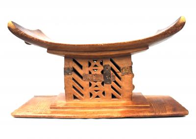 Ghana, Culture, Ashanti, Ancien Tabouret Royal Akan 2