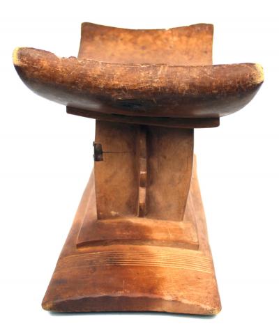 Ghana, Culture, Ashanti, Ancien Tabouret Royal Akan 2