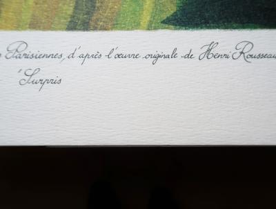 Lithographie Henri Rousseau (1844-1910)  