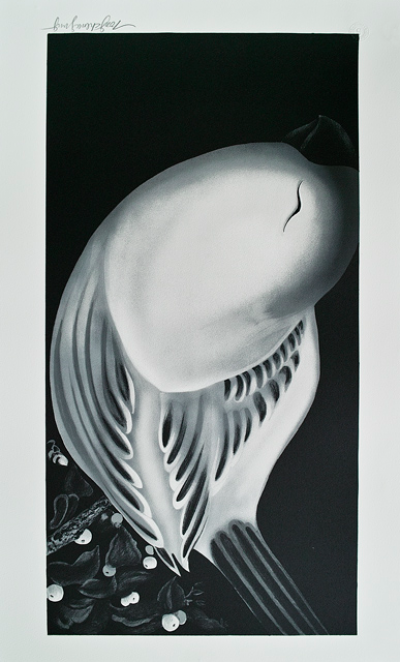 Tong ZHENGANG - Oiseau 2, Lithographie signée et numérotée 2