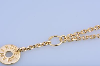 Magnificent curb bracelet in gold of 18 carats 2