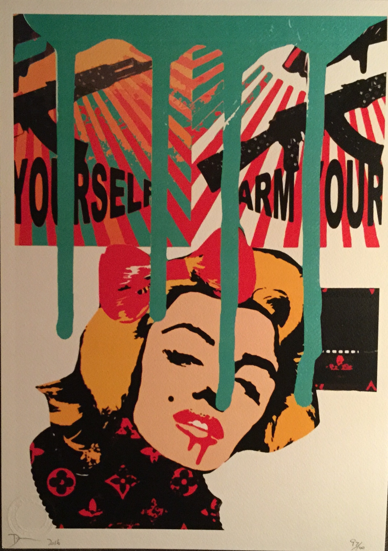 Death NYC - Marilyn - Signed and numbered silkscreen - Street Art