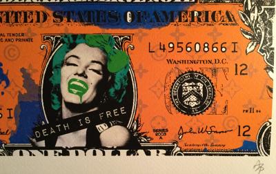 Death NYC -  American Express - Original silkscreen 2