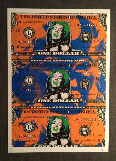 Death NYC -  American Express - Original silkscreen 2