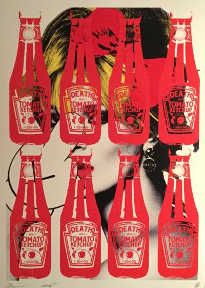 Death NYC - Ketchup - Original screenprint 2