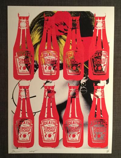 Death NYC - Ketchup - Original screenprint 2
