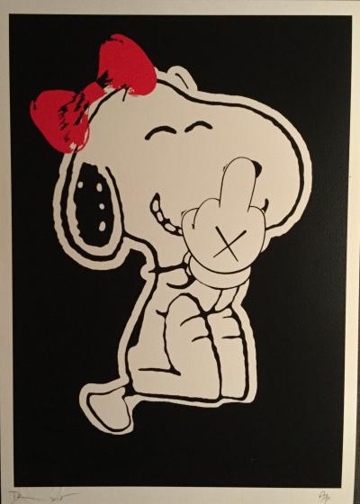 Death NYC - Snoopy Finger - Signed and numbered silkscreen