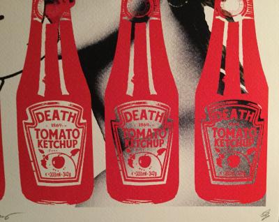 Death NYC - Ketchup - Original screenprint 2