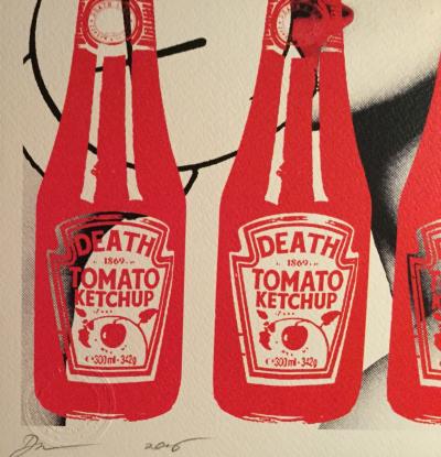 Death NYC - Ketchup - Original screenprint 2
