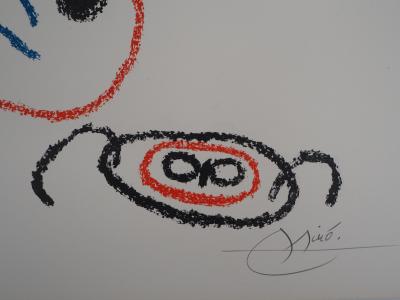 Joan MIRO : Ubu, Personnages avec un chien - Lithographie originale signée au crayon 2