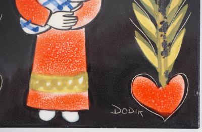 DODIK : Nativité - Céramique originale Signée 2