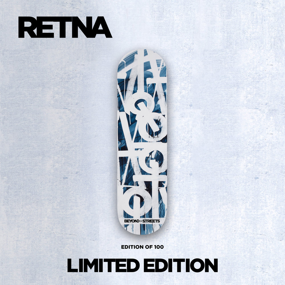 Retna Rex R RETNA x Skatedeck - Skateboard in limited edition - Contemporary Art ...