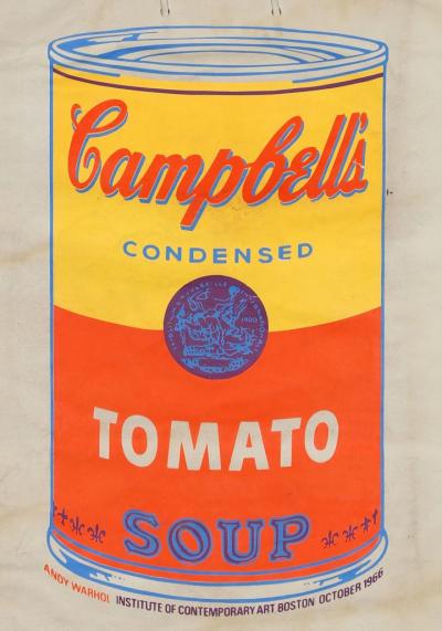 Andy WARHOL - Campbell’s Soup Can on a Shopping Bag - Sérigraphie originale - 1966 2