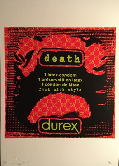Death NYC - Durex - Signed silkscreen 2