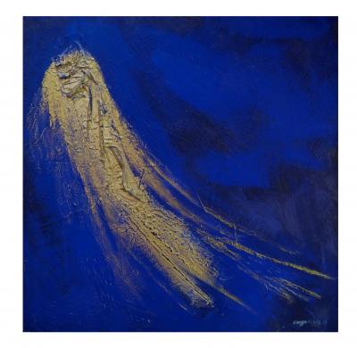 Patrick Coussot Bex - Comet YK, 2018, Peinture signée 2