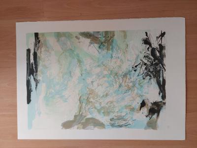 ZAO Wou-Ki - Composition, 1976 - Lithographie originale signée au crayon 2