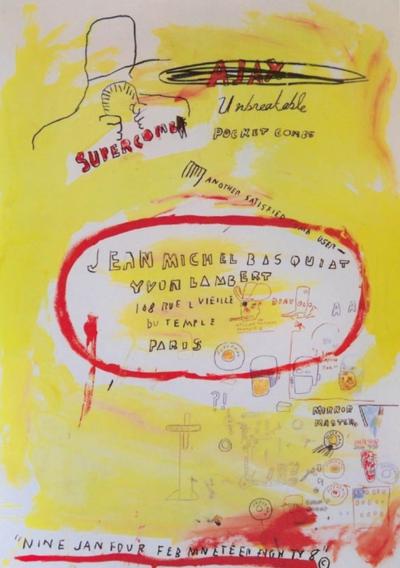Jean-Michel BASQUIAT (d’après)  - Supercomb - Impression offset 2